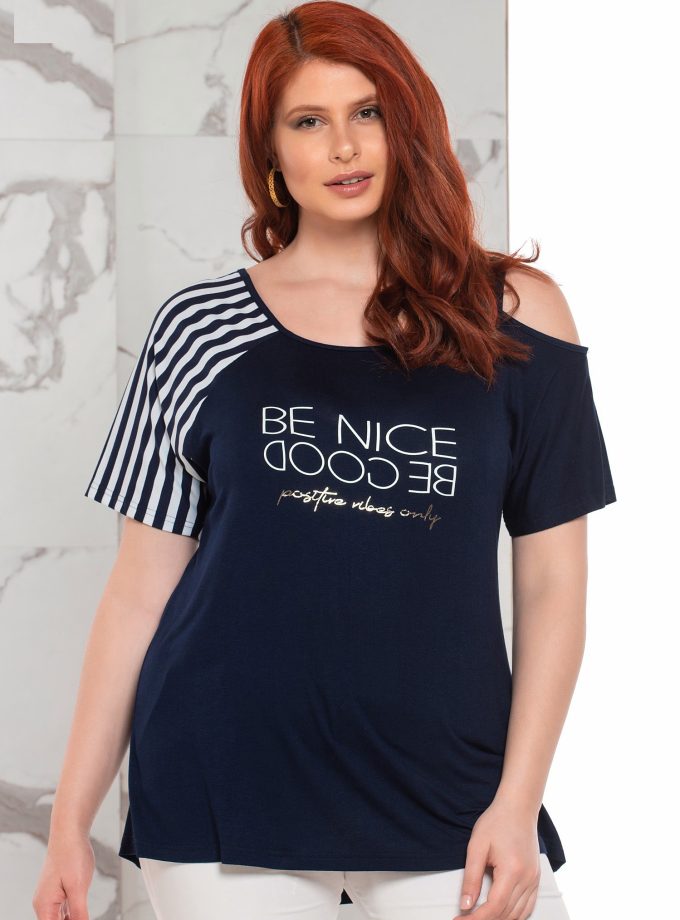 Μπλούζα viscose 95% plus size