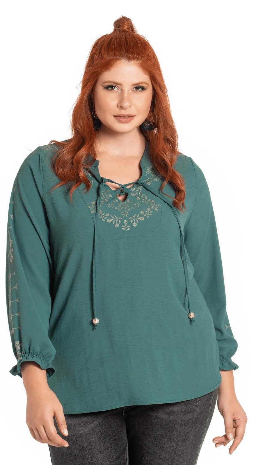 Marvak.gr- Μπλούζα μακρύ μανίκι plus size Μεγάλα Νούμερα